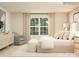Bright bedroom featuring a bed with soft linens, a window, and side tables at 4633 Potters Wheel Dr, Fort Mill, SC 29715