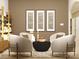 Cozy living room features stylish seating, modern decor, and a warm, inviting atmosphere at 4641 Potters Wheel Ct, Fort Mill, SC 29715