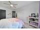 Neutral toned bedroom with fluffy carpet, bed, and closet at 16709 Mckee Rd, Charlotte, NC 28278