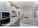 Gourmet kitchen featuring oversized island with granite counters and modern stainless steel appliances at 3009 Bent Willow Dr # 160, Indian Trail, NC 28079