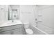 Bathroom features a bathtub, vanity, and white walls at 327 Brinkley Dr # 107, Kings Mountain, NC 28086