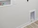 An empty laundry room featuring hookups for washer and dryer at 327 Brinkley Dr # 107, Kings Mountain, NC 28086