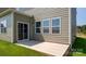 Concrete patio perfect for outdoor seating and entertaining at 327 Brinkley Dr # 107, Kings Mountain, NC 28086