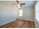 Bright bedroom with hardwood floors and natural light streaming through the window at 418 N Pear St, Gastonia, NC 28054