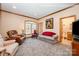 Spacious bedroom with a window and an ensuite bathroom at 809 Liberty Rd, Gold Hill, NC 28071