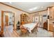 Bright dining room with wooden table, chairs, and view to the outside at 809 Liberty Rd, Gold Hill, NC 28071