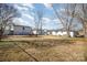 Large, grassy backyard framed by bare trees and neighboring houses at 922 Grace Ave, Kannapolis, NC 28083