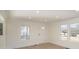 Bright living room with new flooring, recessed lights, and freshly painted walls at 922 Grace Ave, Kannapolis, NC 28083