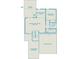 Basement floor plan features a recreation room, bedroom, bathroom, and unfinished storage space at 9481 Coast Laurel Ave # 12, Concord, NC 28027