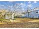 Backyard view showcasing the gazebo, fence, and house at 137 Lancaster St, Chester, SC 29706