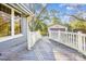Deck leading to garage at 137 Lancaster St, Chester, SC 29706