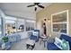 Relaxing sunroom with comfortable seating and abundant natural light at 14032 Canemeadow Dr, Charlotte, NC 28278