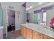 Bright bathroom with double sink vanity and large mirror, perfect for your morning routine at 161 Dairy Farm Rd, Mooresville, NC 28115