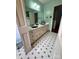 Bathroom featuring a double sink vanity and tiled floor at 2297 Blossom Dr, Rock Hill, SC 29730