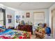 Spacious bedroom with neutral walls, filled with collectibles, plus a ceiling fan for added comfort at 2297 Blossom Dr, Rock Hill, SC 29730