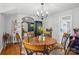 Elegant dining area with hardwood floors and natural light at 2297 Blossom Dr, Rock Hill, SC 29730