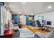 Spacious living room with recliner seating, hardwood floors and wall decorations at 2297 Blossom Dr, Rock Hill, SC 29730