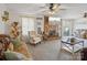 Inviting living room with a brick fireplace and comfortable seating at 2297 Blossom Dr, Rock Hill, SC 29730