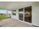 Outdoor patio featuring a sliding glass door that offers a seamless transition to the home's interior at 2656 Tillman St, Monroe, NC 28112