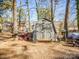 A shed in the backyard for convenient storage of tools and other outdoor equipment at 4455 Hampton Rd, Salisbury, NC 28144