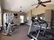 Well-equipped gym with modern treadmills, exercise bike, and weight machines at 5518 Prosperity View Dr, Charlotte, NC 28269