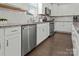 The kitchen showcases stainless steel appliances, granite countertops, and white subway tile backsplash at 7127 Chrysanthemum Rd, Lancaster, SC 29720