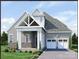 Charming single-Gathering home showcasing a two-car garage, stone accents, and a well-manicured front yard with a gable entryway at 7443 Paddle Ln # 55, Sherrills Ford, NC 28673