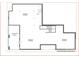 Unfinished basement floor plan with a covered rear patio area and mechanical room at 7443 Paddle Ln # 55, Sherrills Ford, NC 28673