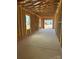 The unfinished garage shows potential for customization with ample space in a new construction home at 7459 Fighting Creek Rd # 33, Sherrills Ford, NC 28673