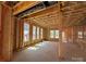 Unfinished living room area featuring bare stud walls with framing for multiple windows at 7459 Fighting Creek Rd # 33, Sherrills Ford, NC 28673