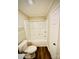 Bathroom featuring a standard white shower and toilet at 1146 Crestmont Se Dr, Concord, NC 28025