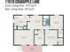 Detailed floor plan showing the layout of this home at 11918 Crabapple Lane at 11918 Crabapple Ln, Huntersville, NC 28078