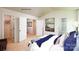 Cozy bedroom features multiple doorways, neutral carpet, and ample natural light at 1348 Secrest Commons Dr, Monroe, NC 28112
