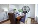 Elegant dining room with a wooden table, stylish chairs, and sophisticated decor at 1348 Secrest Commons Dr, Monroe, NC 28112