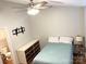 Bedroom with double bed, dresser, side table, and ensuite bathroom access at 140 Marakery Rd # C, Mooresville, NC 28115