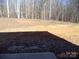 View of the property's spacious, wooded backyard at 184 Oak Creek Rd, Statesville, NC 28625