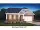 Charming single-Gathering home with brick and complementary siding, a manicured lawn, and a two-car garage at 2058 Skyhawk Dr, Lake Wylie, SC 29745