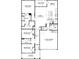 Open-concept floor plan featuring a spacious living area, modern kitchen, and well-defined bedroom spaces at 2058 Skyhawk Dr, Lake Wylie, SC 29745