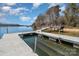 Dock on the lake with multiple slips and areas for boat mooring at 20711 Bethel Church Rd, Cornelius, NC 28031