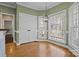Bright breakfast nook with large windows offers natural light and backyard views at 214 Harbor Landing Dr, Mooresville, NC 28117