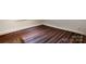 Close up of classic hardwood floor with a distinctive wood grain pattern at 3501 Winterfield Pl, Charlotte, NC 28205