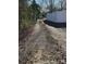 Long gravel driveway with ample space for parking and vehicle access at 400 Martin Luther King Jr Ave, Kannapolis, NC 28083