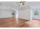Spacious bonus room with hardwood floors, recessed lighting, and natural light at 1485 Sierra Rd, York, SC 29745