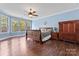 Spacious primary bedroom with bay windows and custom furniture at 1485 Sierra Rd, York, SC 29745