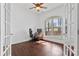 Bright office space with hardwood floors, large windows, and a view of the outdoors at 1485 Sierra Rd, York, SC 29745