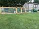 Nice backyard garden with fencing to keep out the pests and plenty of space for growing vegetables at 150 Canopy Oak Ln, Statesville, NC 28625