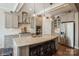 Stylish kitchen featuring granite countertops, stainless steel appliances, and a kitchen island at 2112 Balting Glass Dr, Indian Trail, NC 28079