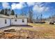 This home has a large yard with fresh gravel and a large patio at 2123 Ravendale St, Kannapolis, NC 28083