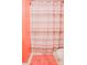 Bathroom featuring a pink shower curtain, pink floor mat, and pink walls; designed for simple living at 2345 Nuthatch Dr, Rock Hill, SC 29732