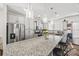 Beautiful kitchen with a large island, stainless steel appliances, and ample counter space at 27467 Cinderella Cir, Lancaster, SC 29720